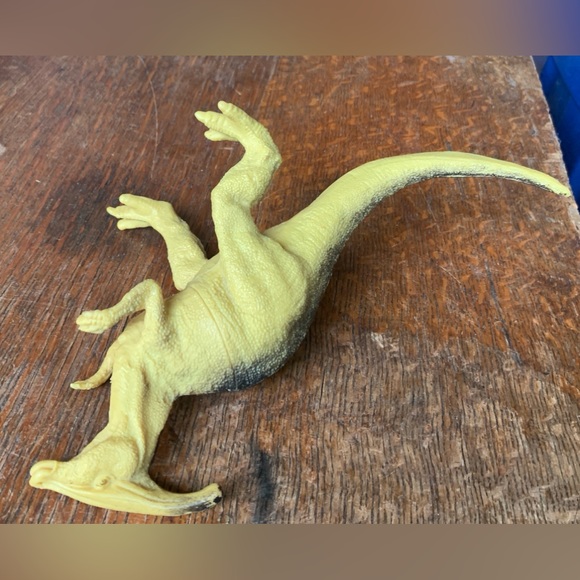 Vtg Miniature Rubber Plastic Parasaurolophus Dinosaur Toy Figurine - Picture 11 of 12
